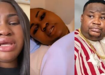 Cubana Chiefpriest’s alleged Baby Mama, Hellen Ati lands in hospital after su!c!de attempt (Video)
