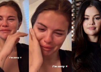 “I am so sorry”- Selena Gomez breaks down in tears over Donald Trump’s immigration policy (Video)
