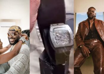 “See, marry well oo “-Adekunle Gold shows off the luxurious birthday gift he got from his wife, advises fan