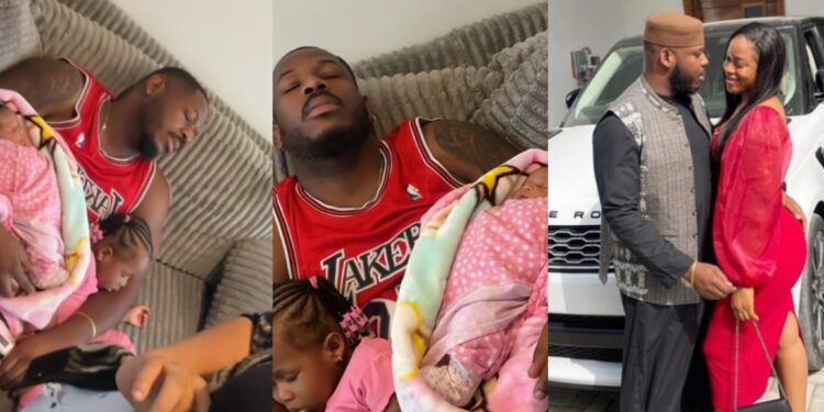 “Officially a girl dad times two”-BBNaija Star Frodd and wife Chioma welcome second child in canada