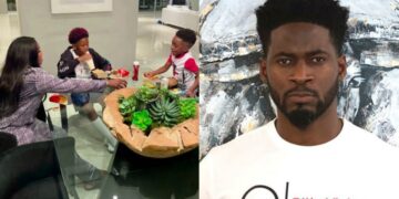 “You better stay out of family feud!”- Tiwa Savage’s ex-husband Tee Billz warns online in-laws, shares heartwarming family photo