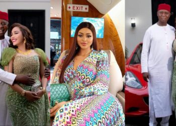 “Genuine love”-Nigerians react after  Regina Daniels’ Moroccan co- wife, Laila Charani shared loved up photos with Ned Nwoko