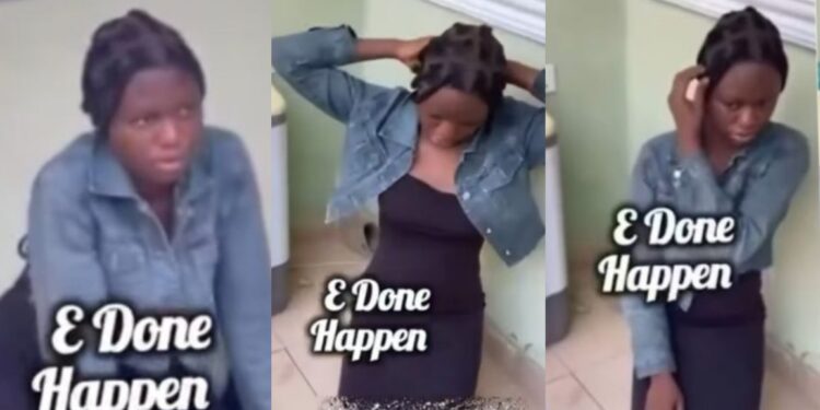 “Some people’s hearts are desperately wicked sha”-Outrage as lady caught trying to poison a man in Ekiti