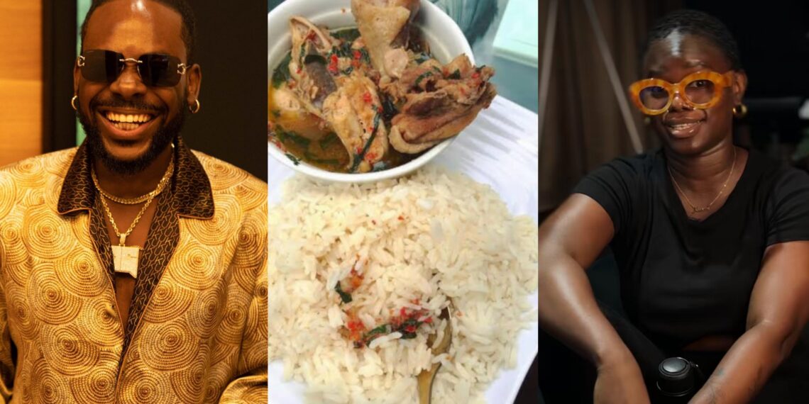 Lady Shares bizarre dream about Adekunle Gold serving her rice and pepper Soup