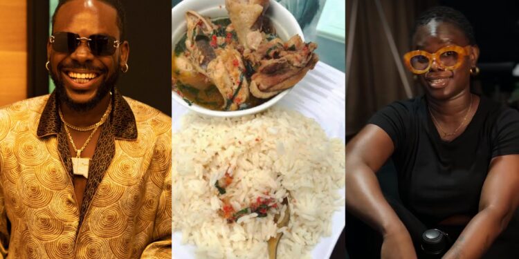 Lady Shares bizarre dream about Adekunle Gold serving her rice and pepper Soup
