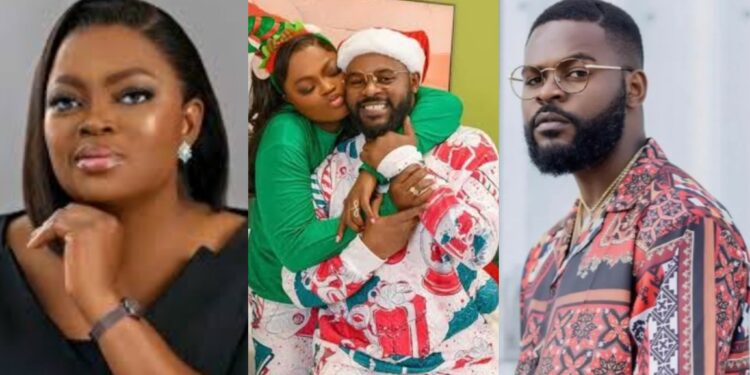 “E go shock you”- Funke Akindele reacts after Falz teased her over yoruba quiz, saying she won’t win anything