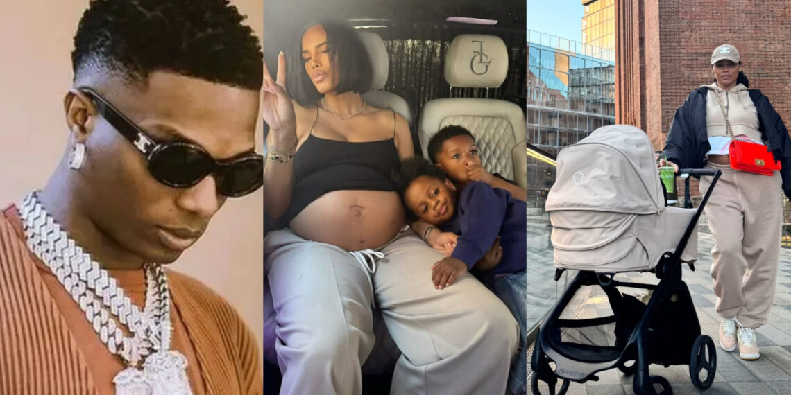 Wizkid manger Jada, step out with her adorable baby, as she  finally puts an end to the speculation that she and Wizkid have welcomed their third child.