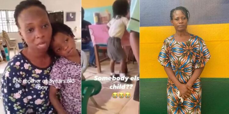 The biological mother of the 3-year-old boy who was ass@ulted by his teacher in Ikorodu has broken silence