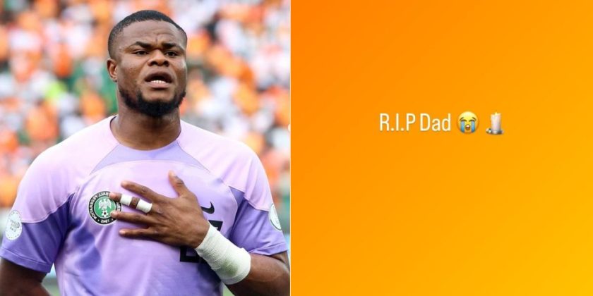 “Worst year of my life”- Super Eagles Goalkeeper, Nwabali loses his mother weeks after his father passed on