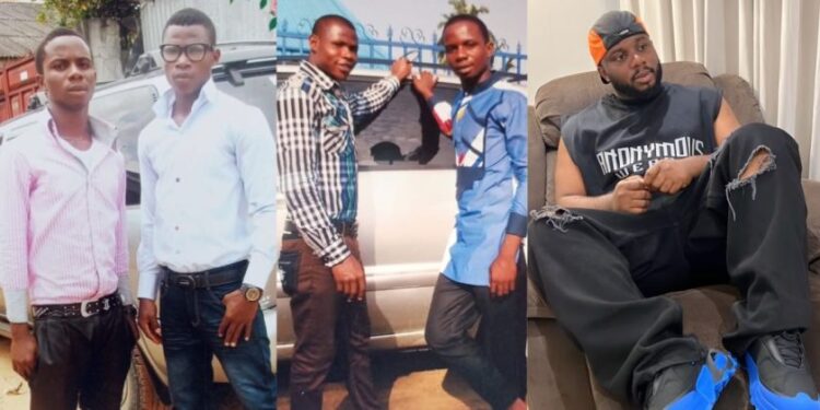 “Throwback Thursday Omo Suffer Won Finish Man”- Skitmaker Sabinus Sparks Reactions with Major Throwback Photos