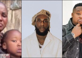 Cubana chiefpriest’s alleged baby mama thanks Burna boy for relocating her and baby to Nigeria