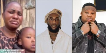 Cubana chiefpriest’s alleged baby mama thanks Burna boy for relocating her and baby to Nigeria