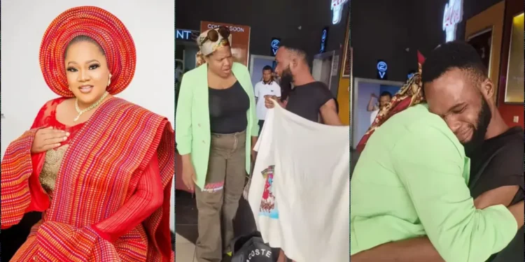 “Today is one of the best moments in my career”- Toyin Abraham Moved to Tears by Fan’s Heartfelt Gesture