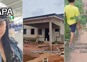 Oyinbo lady Shares documentary video of her Japa journey from UK to Nigeria (watch)