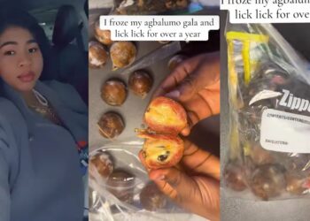 “I don’t want to be left out when people eats it”- Lady Keeps “Agbalumo” in freezer for over a year, shows what she saw