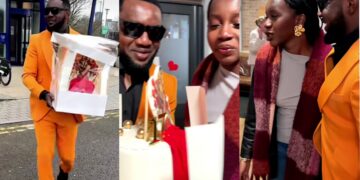“Celebrating her life means the world to me”- Comedian AY surprises daughter Michelle on her 17th birthday, leaving her in tears