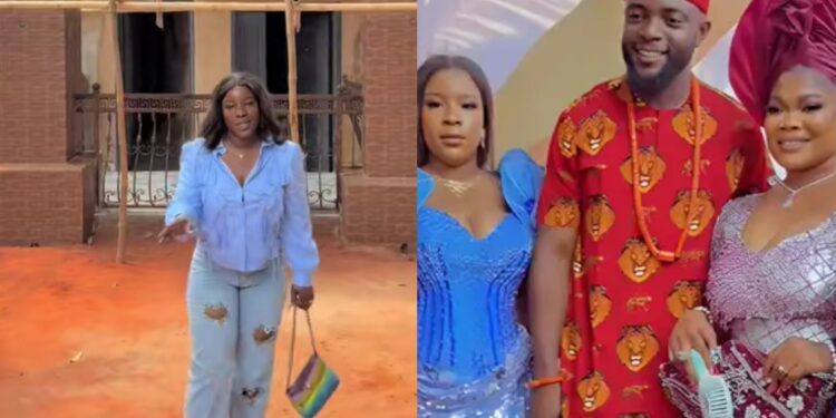 “You’re a m@d man, my brother is a calm and low key person who doesn’t like showing off”- Ruby Ojiakor’s  sister-in-law fires back at Radiogad after calling Moc Madu gold digger