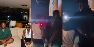 “Talent recognises talent”- Jubilations as Don Jazzy and WizKid put their differences aside, link up in Lagos