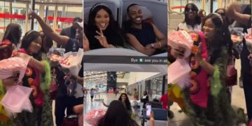 “Queen mother for a reason”-Beautiful moment Iyabo Ojo, her son and Friends Receive a Warm Welcome in Tanzania for Priscilla Ojo’s Wedding (Video)