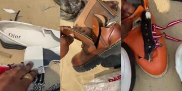 “Be careful who you date some girl are just ev!l”- Boyfriend laments as girlfriend uses Razor to damage his shoes