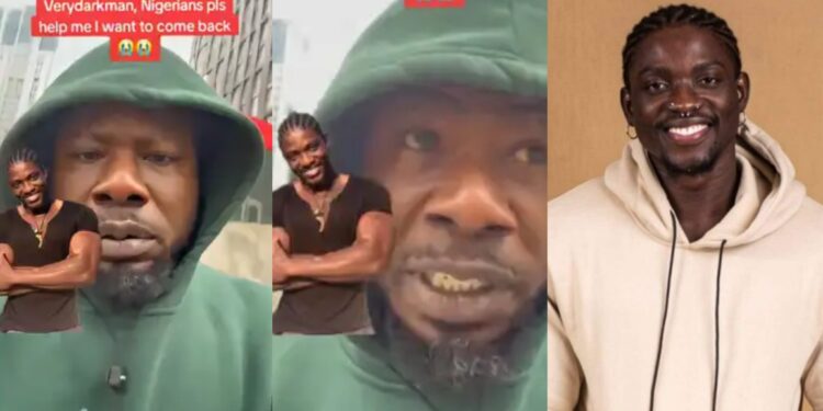 “I’m begging Verydarkman, I’m begging Nigerians, please help me” – Nigerian Man in Turkey pleads for help to return home