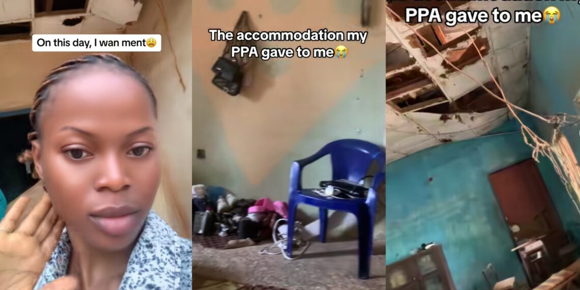 “I burst into tears on first sight seeing the room and parlor self con”- Female corp member shows off the accommodation PPA gave her in Kebbi