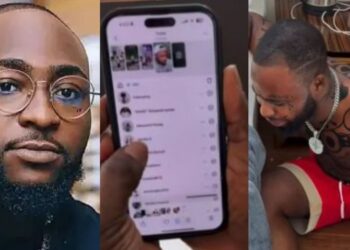 “I wan mad, allow me”- Comedian Trinity Guy cries tears of joy as Davido views his Instagram story for the first time