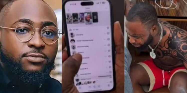 “I wan mad, allow me”- Comedian Trinity Guy cries tears of joy as Davido views his Instagram story for the first time
