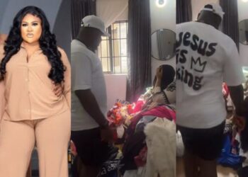 “Val has officially been canceled this year”-Nkechi Blessing’s boyfriend Xxssive surprises her at home, cancels Valentine’s day plans