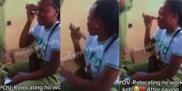 “Nah una have time dey go school for this Nigeria”- Female corp member who paid 150k for relocation bursts into tears after recieving PPA letter