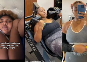 “I was crying my eyes out because I looked overweight and I decided to take charge of my health” – Young Lady shares Inspiring weight loss journey after battling health issues