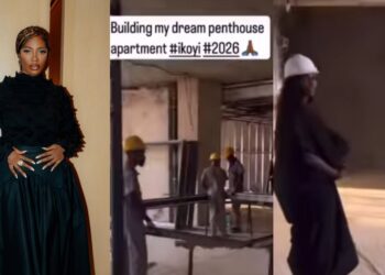 “When you are big you are big”- Tiwa Savage shares glimpse of her under construction dream penthouse apartment