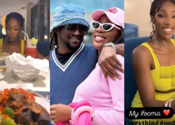 “Marrying an older man is the best decision a woman will make”- Singer Paul Okoye treats wife Ivy Ifeoma to Valentine dinner date, can’t stop gushing over her