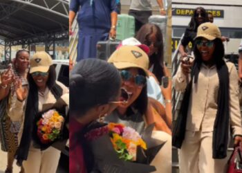 “Queen mother for a reason”- Iyabo Ojo returns to Nigeria in grand style after daughter’s lavish wedding in Tanzania