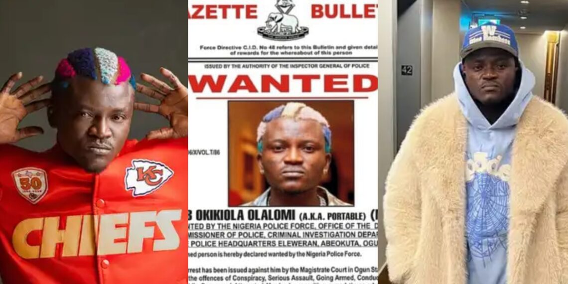 “They are lying against me, I no kill anybody”- Portable cries out as police declare him wanted