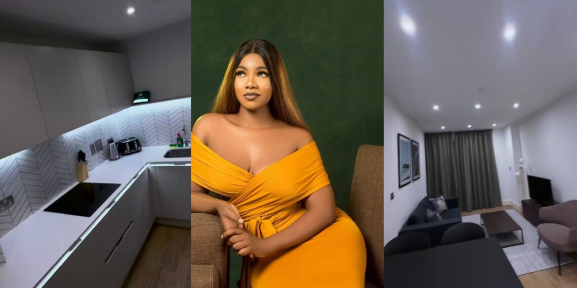 “New crib, beautiful and spacious”- Reality TV Star Tacha unveils her stunning new home in the UK