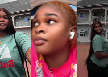 Lady gets excited after renting house and discovering that all her neighbours are rich
