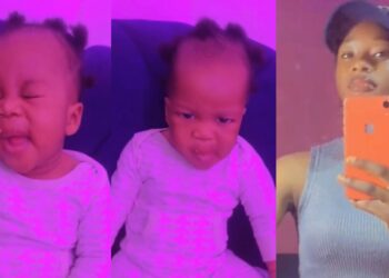 “He never let me eat in peace, always wanting a bite so I”- Lady teaches her sister’s baby a lesson, gives him agbalumo to eat
