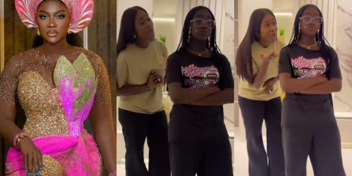 “My own don cook, she no wan do videos with me”- Mercy Johnson cries out as she shares the challenges she faces with her teenage daughter