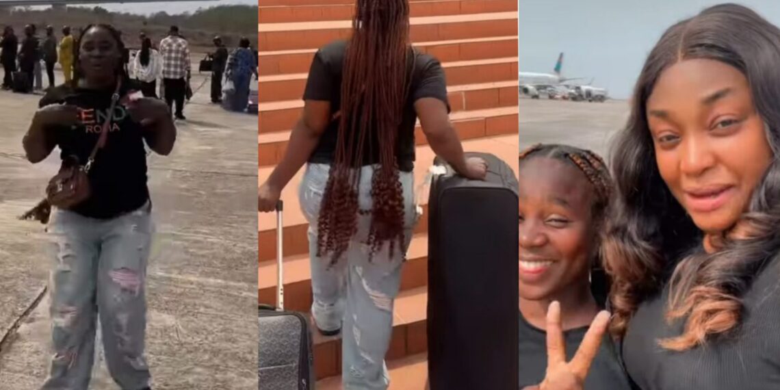 “I don’t allow my PAs to take public transport, they get the same treatment as I give to myself” – Actress Lizzy Gold treats her personal assistant to first flight experience, wins hearts