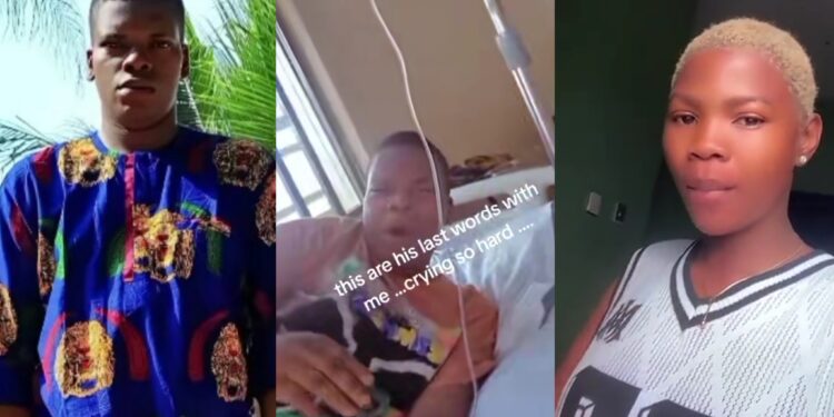 “He used song to tell us he’s going home but we couldn’t understand it”- Lady shares brother’s last words before passing away
