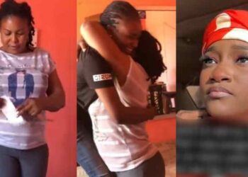“After waiting for so many years”- Heartwarming moment lady shares her pregnancy news to her step-mom, emotional reaction leaves everyone in tears