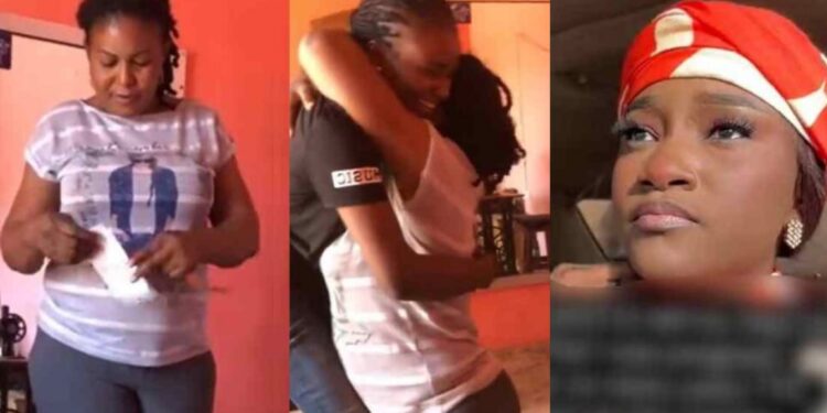 “After waiting for so many years”- Heartwarming moment lady shares her pregnancy news to her step-mom, emotional reaction leaves everyone in tears