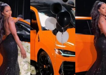 “This transaction went through successfully”- Reactions as BBNaija’s Mercy Eke acquires Lamborghini