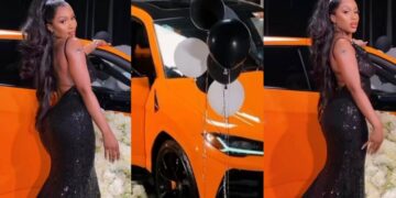 “This transaction went through successfully”- Reactions as BBNaija’s Mercy Eke acquires Lamborghini