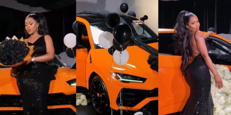 Mercy Eke accused of owing money for Lamborghini she unveiled in leaked chat