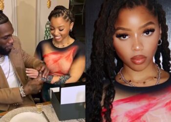 “What a childish thing”- Burna Boy’s alleged girlfriend Chloe Bailey unfollows him amid Lamborghini drama