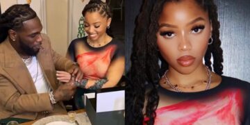 “What a childish thing”- Burna Boy’s alleged girlfriend Chloe Bailey unfollows him amid Lamborghini drama