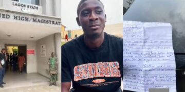 Man who was jailed over 1million naira debt regains freedom after note from prison goes viral, expresses gratitude