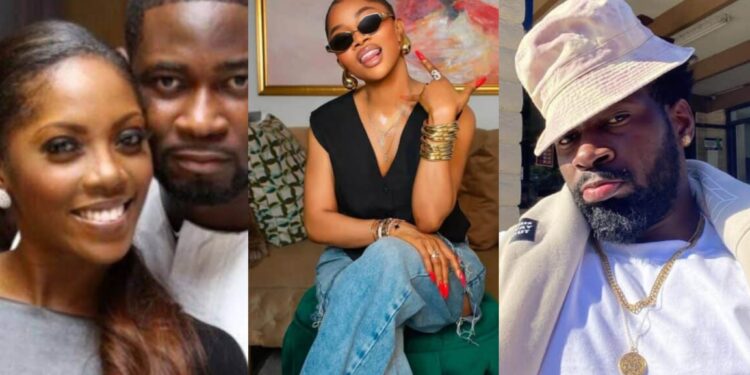 “Please I don’t want my son to find out I disrespect one her favourite aunties”- Tiwa Savage’s ex-husband, Teebillz, tenders heartfelt apology to Toke Makinwa